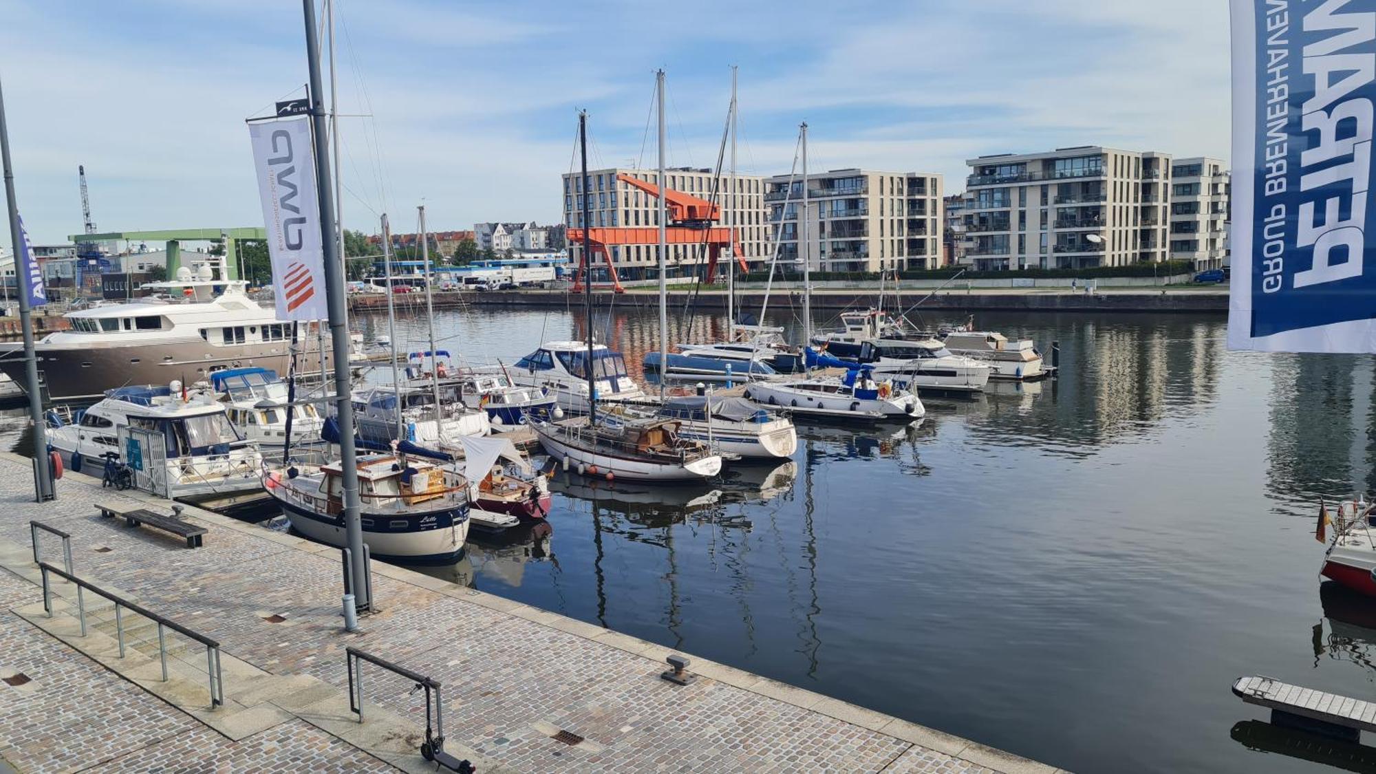 Ferienwohnung Neuer Hafen Marina 브레머하펜 외부 사진